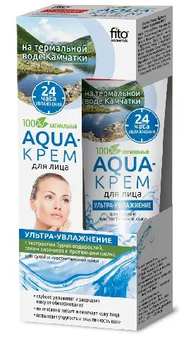Fitokosmetik -  Fitokosmetik Aqua-krem do twarzy Ultra Nawilżenie 45 ml